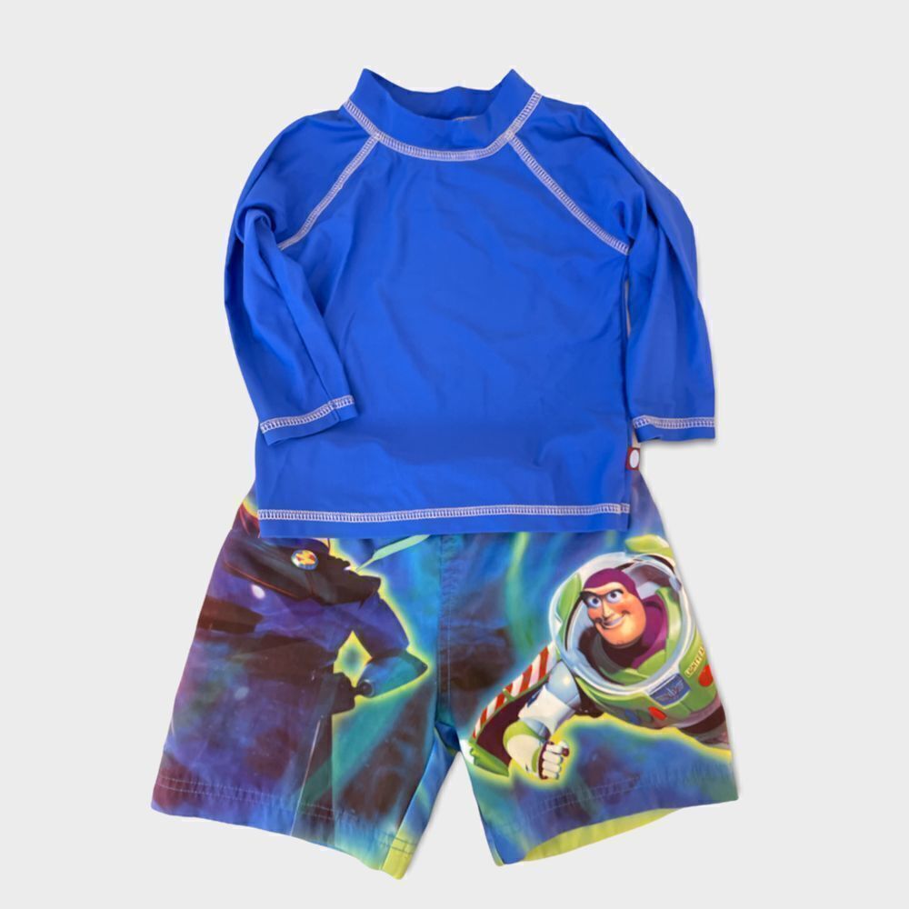Disney Pixar Shorts size 2T / City threads Sun T-shirt size 24 months Bundle - B